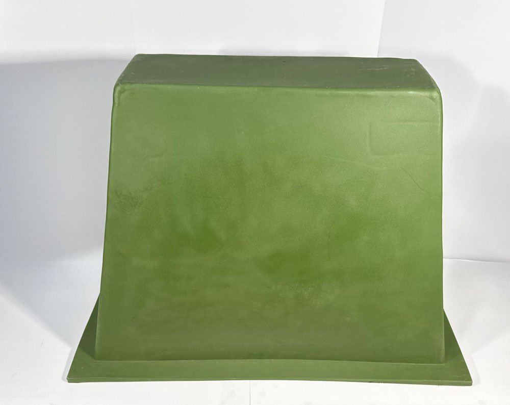 rotomolded plastic well house cover fiberglassed web